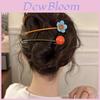Elegant Flower Hair Clip For Women With Alloy Material Perfect For Back Hair Styling