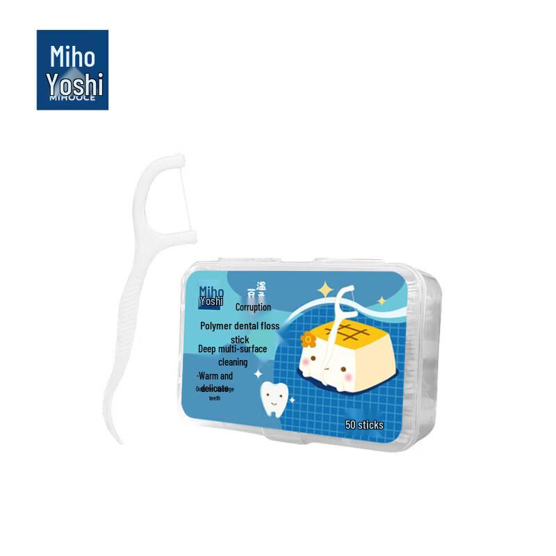 Meihuojia Dental Floss Picks, 50 Count