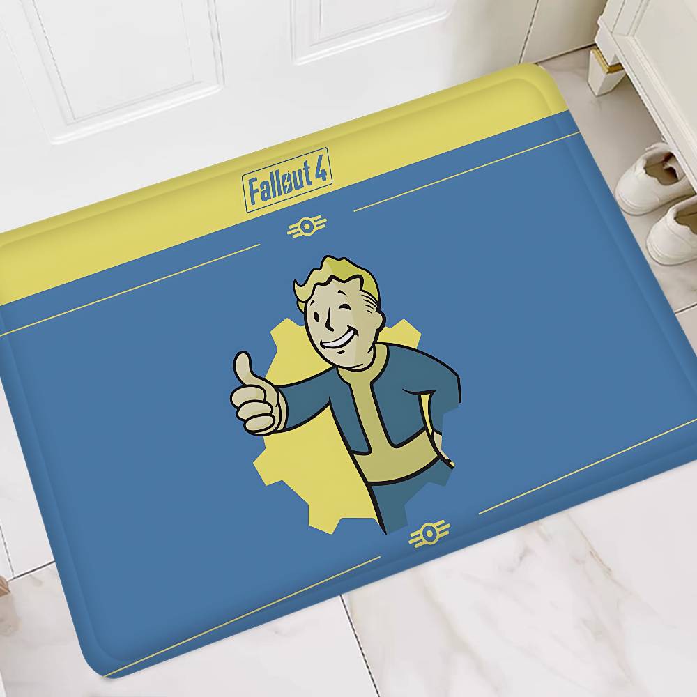Game Vault Tec F-Fallout Kamer Matten Antislip Absorbeert Water Lange Strip Kussen Slaapkamer Mat Huishoudelijke Tapijten