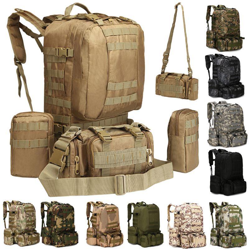 Military Outdoor 65l Tactical Sportbag Camping Hiking Trekking Rucksack Backpack