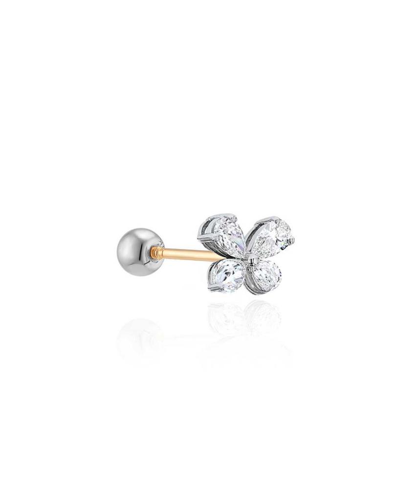 Lloyd Butterfly Diamond 10K Gold Piercing Lpfq2002D