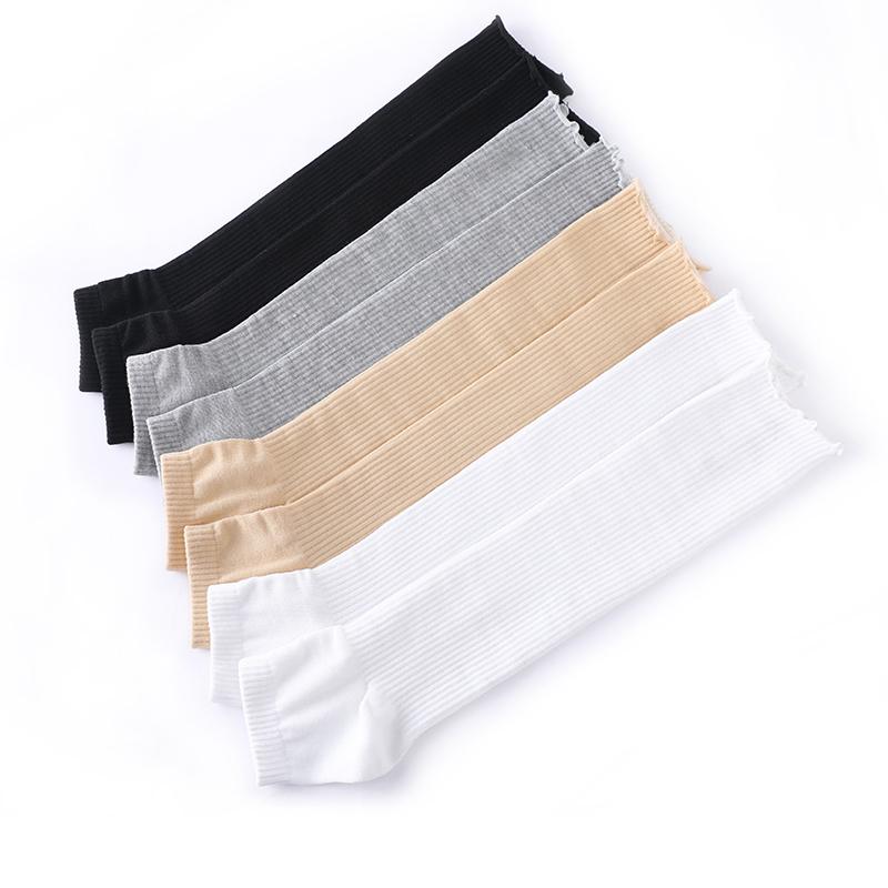 Women's Lace Knitted Long Tube Push Socks Solid Color Warmth Thicken Leg Cover Outdoor Classic Soft Winter Foot Leg Protection