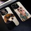 P-Pet P-Puppy Dog Cute Phone Case For iPhone17,16,15,14,13,12,11,Pro,MAX White Matte Shockproof Cover