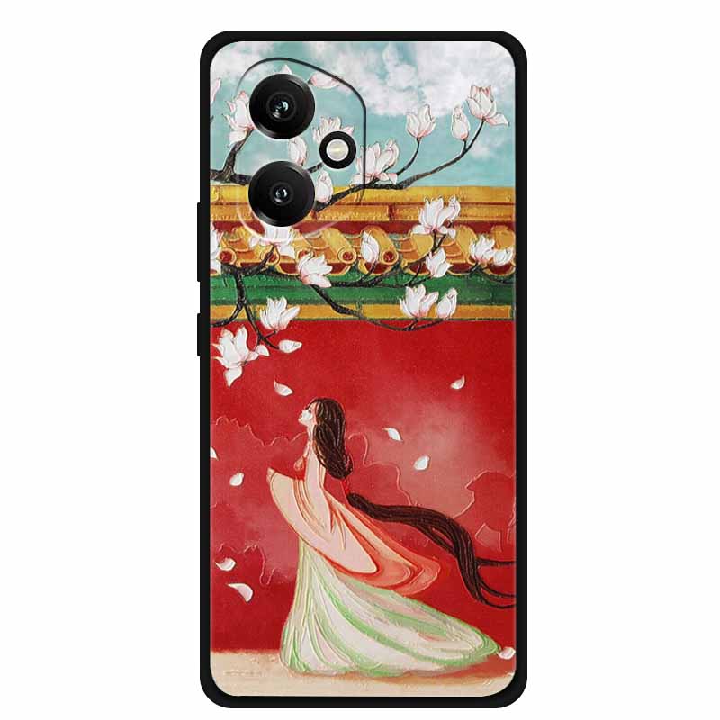 For Honor 400 5G Case 3D Flowers Emboss Soft Silicone Phone Case For Honor 400 Back Cover Bumper Funda Protective New Shell Bag