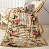 Mother's Day Love Blanket Suitable for Sofas,travel, Living Rooms Also a Good Gift for Friends and Family Suitable for All Seasons.