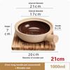 Hong Kong style Little pan rice Casserole Single handle old-fashioned clay pot Commercial high-temperature resistant sand pot