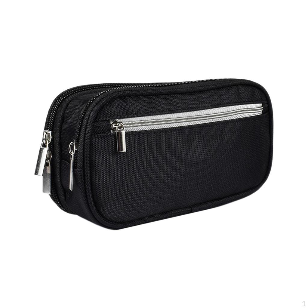 Large Capacity Pencil Pouch and Pen Case Cosmetic Bag Office Organizer Storage