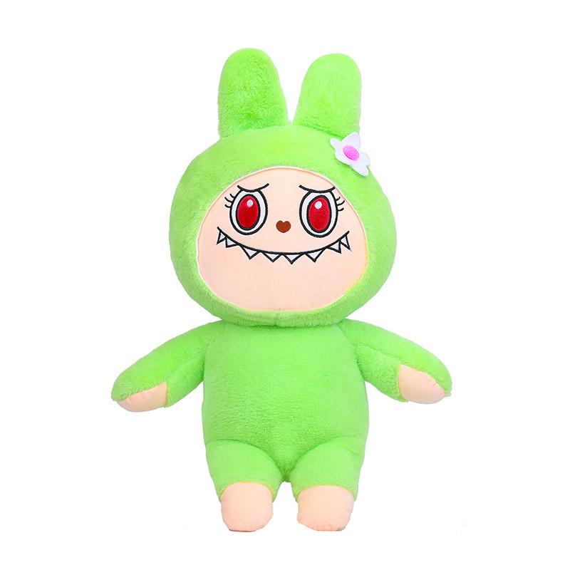 Adorable Labubu Plush Toy Cute Cartoon Animal Pillow Soft Stuffed Doll Gift For Kids