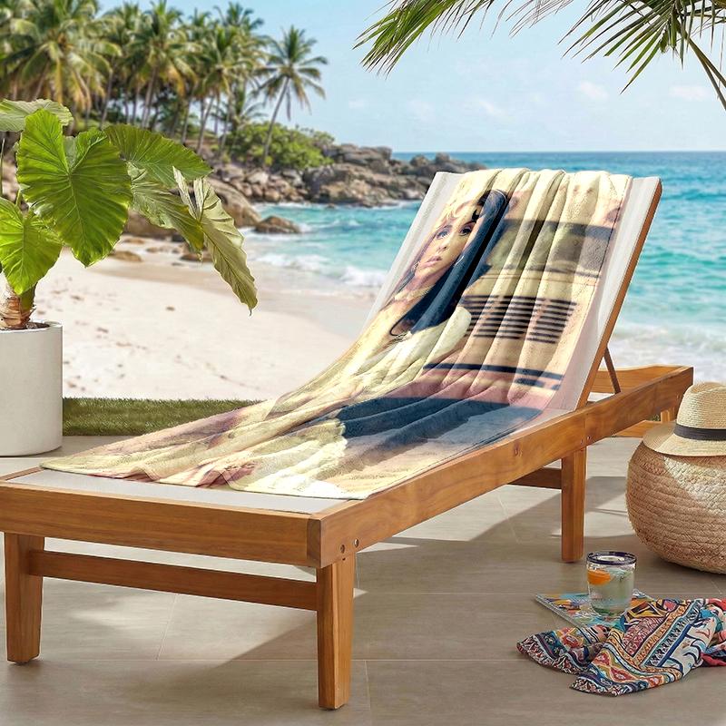 Melanie Martinez Fashion Beach Towel: Ideal for Summer Adventures Soft, Absorbent and Quick Drying Suitable for Swimming and Bathing
