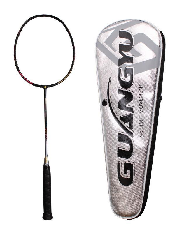 Thunder 80 Professional Adult Badminton Racket - Ultra-light Carbon Fiber 5U Racket