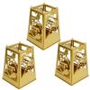 Metal Assembled Pen Holder Gold Hollow Pattern High Hardness Surfaces Plating DIY Pen Holder Fro
