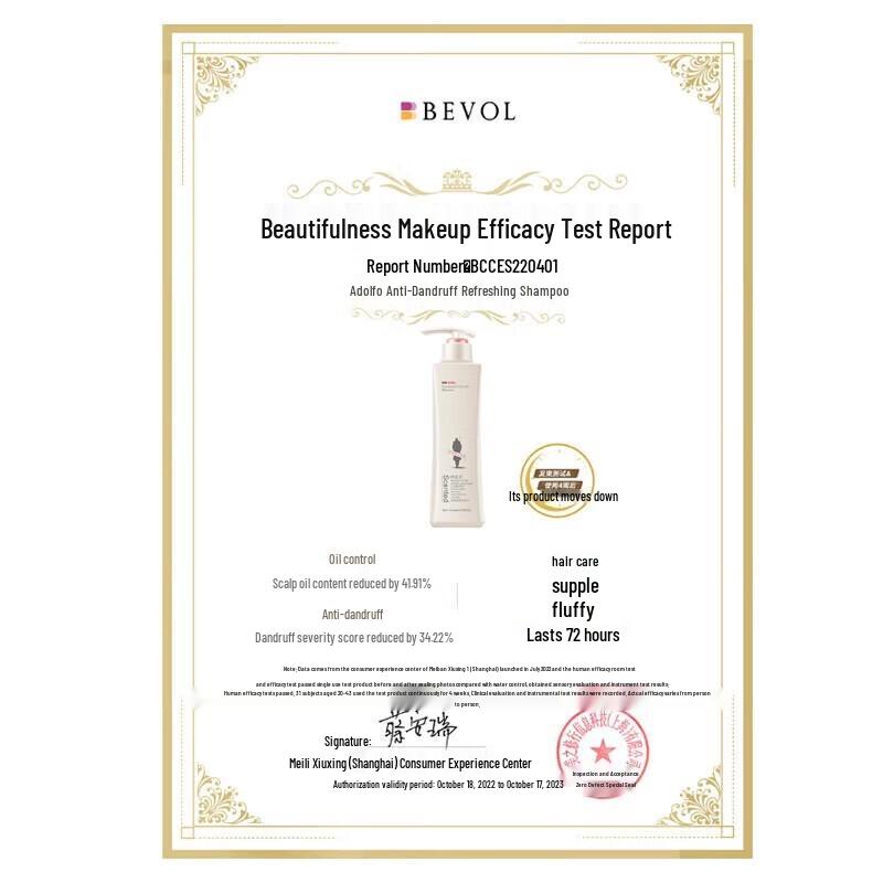 Adolph Anti-Dandruff Refreshing Shampoo