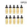 5pcs/10pcs Adjustable Copper Atomizing Nozzle Accessory Connector For Balcony, Garden, Potted Plants And Flower Watering