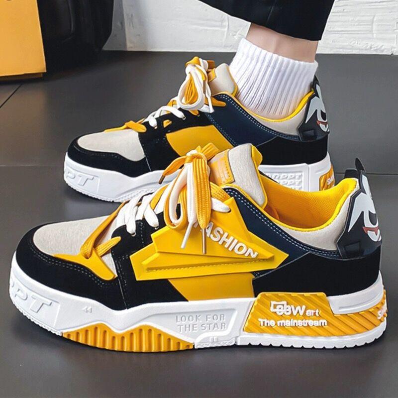 

Модные мужские кроссовки пэчворк Новые кеды для скейтборда Уличная повседневная обувь для бега для мужчин На шнуровке Платформа Обувь для тенниса Zapatillas Hombre 39