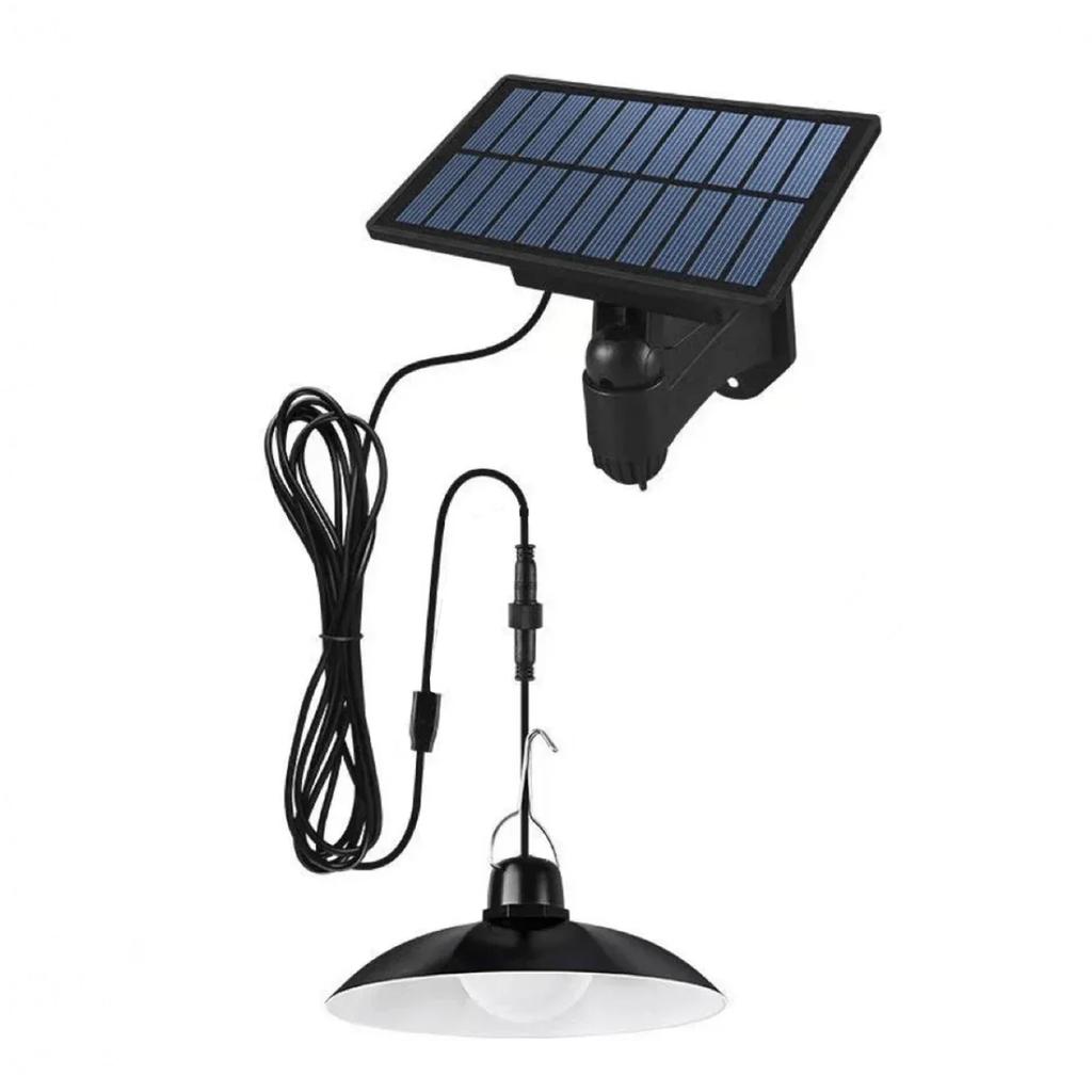 1pc Split Solar Pendant Lamp Outdoor Indoor IP65 Waterproof LED Light with Remote Control Camping Garden Courtyard Yard Lighting