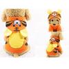 Multiple Type Christmas Halloween Pet Costume with Hood Set Cat Dogs Pullover Keep Warm Jumpsuit for Pet Cosplay Party