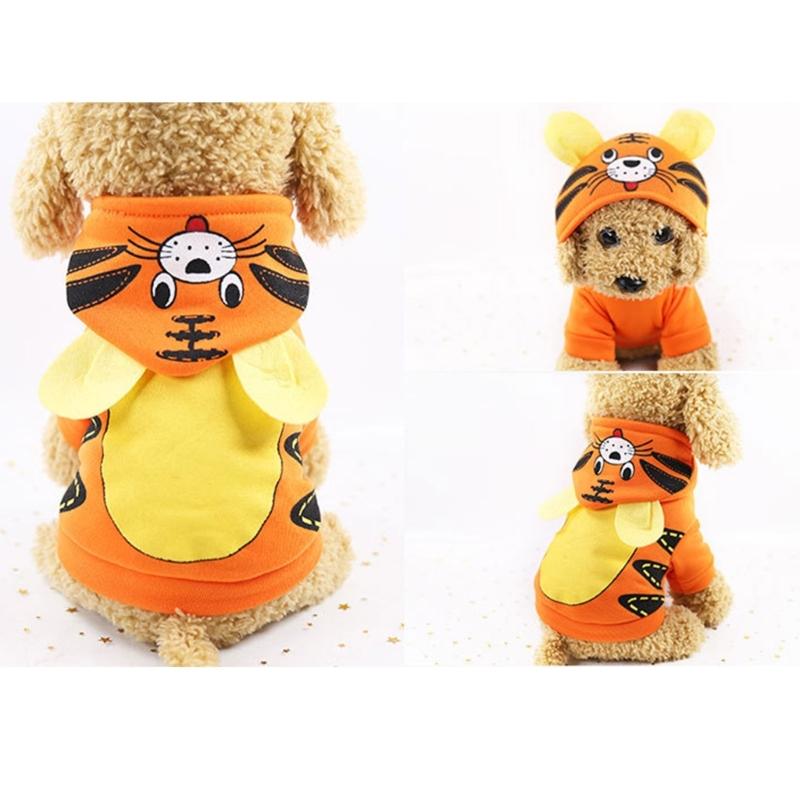 Multiple Type Christmas Halloween Pet Costume with Hood Set Cat Dogs Pullover Keep Warm Jumpsuit for Pet Cosplay Party