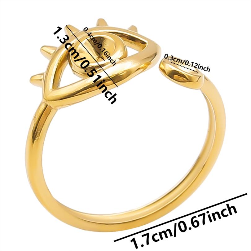 6pcs/lot Gold Plated Stainless Steel Base Rings Settings DIY Blank Knuckle Rings for Women Jewelry Charms Never Fade Wholesale