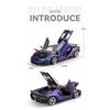 1/18 Lamborghini LP770 LP770-4 Alloy Sports Car Model Diecast Metal Track Racing Car Vehicles Model Sound and Light Simulation Kids Toy Gift