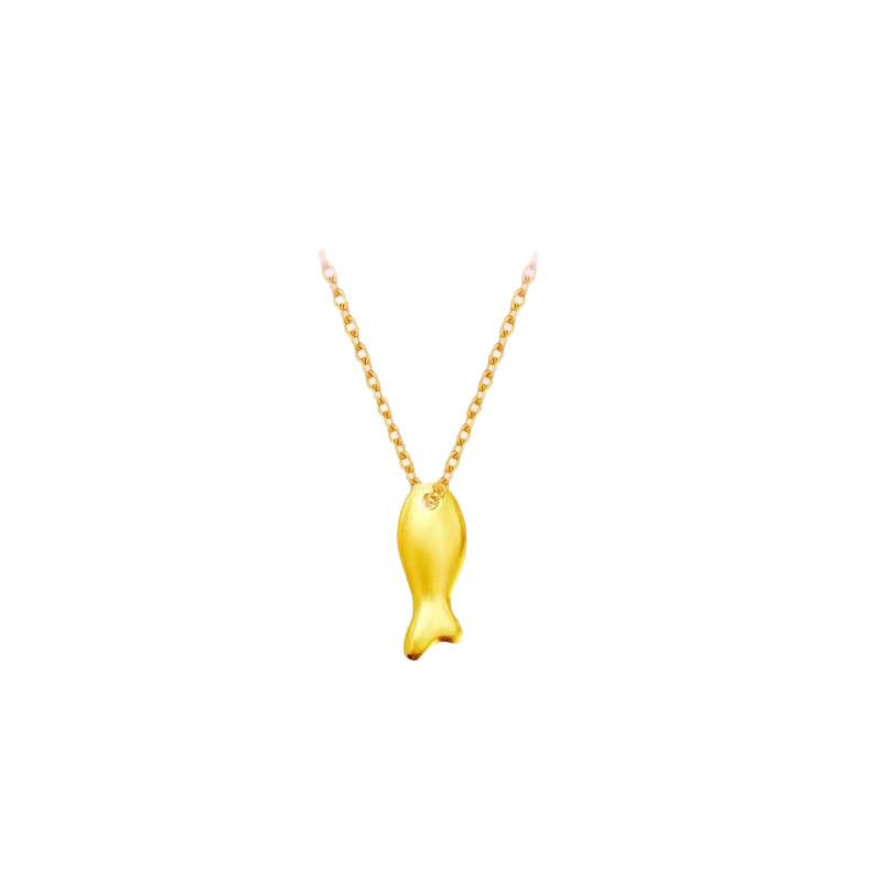 

Antique Brass Koi Fish Pendant Necklace for Women - Charming Sweater Chain, Perfect Gift for Girlfriend