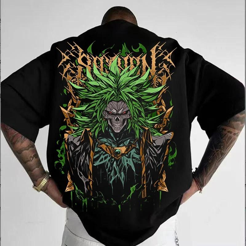 

Dragon Ball Z Super Saiyan Son Goku Mens Tshirt 2026 New Fashion Streetwear Loose Fit Summer Casual Anime Top for Boys S