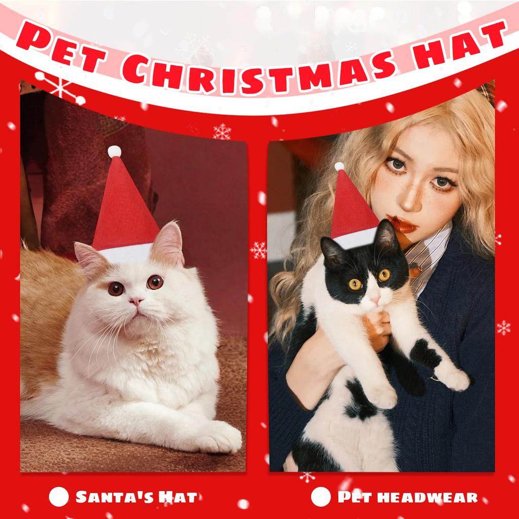 Pet Doll Non Woven Christmas Hat Christmas Gift Headwear Atmosphere Decoration Christmas Hat