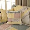 Green Floral Sofa Covers Couch Pastoral Washed Cotton Plaid Fabric Corner Towel Pillow Slip Seat Cushion Recliner Chair Cover