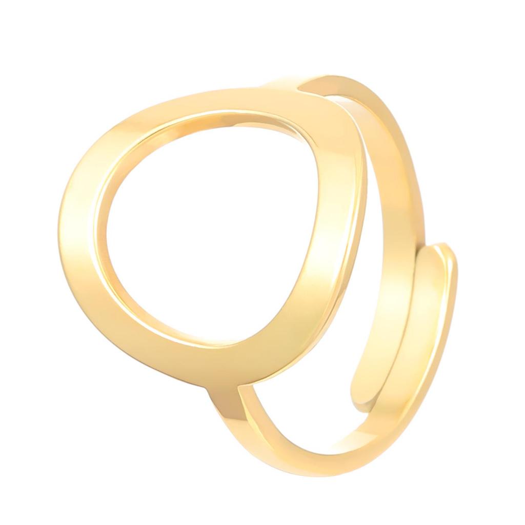 High-End Edelstahl Blumen- & Seestern Offener Ring für Damen