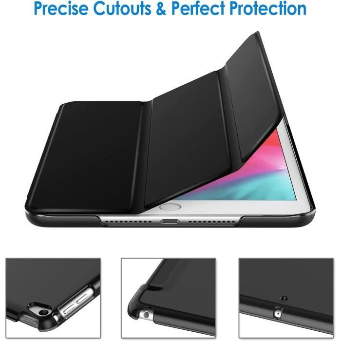 Case for iPad Mini 5 - E.F.CONNECTION - Ultra-Thin - Shockproof - Anti-Scratch - Black