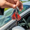 Flat Boxing Glove Keychain Boxing Themed 2D Flat Acrylic Ornament Charm Hanging Decoration For Car Party Gift
