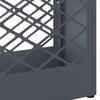 Umbrella Stand Anthracite 28 x 12 x 41 cm Steel