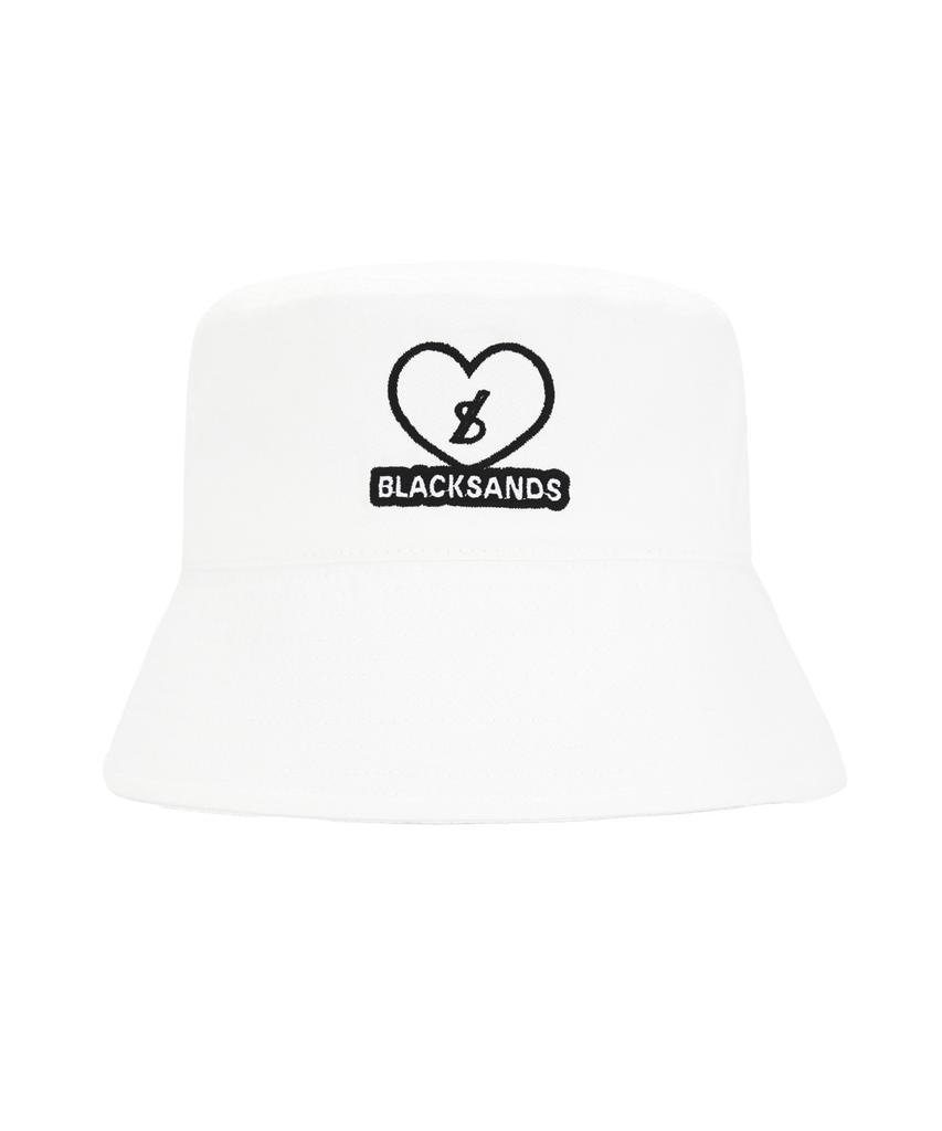 Beullaegsaenjeu Love Line Embroidered Bucket Hat_White