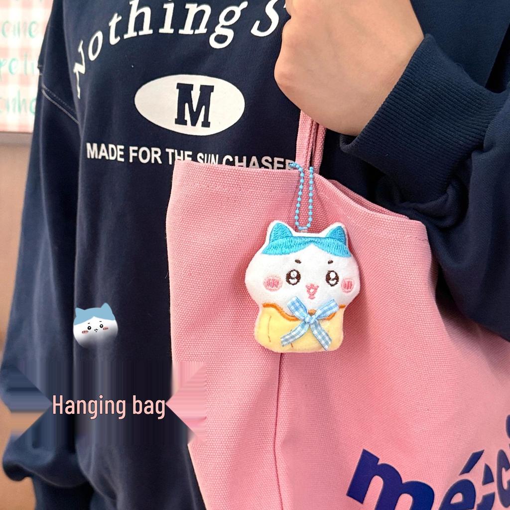 Adorable Plush Cartoon Figurine Brooches & Keychain Charms for Backpacks