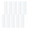100 Pieces Clear Plastic Peg Clips Shirt Bars Pins Clothes Packaging Trouser Dress Craft