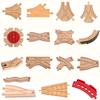 Neues Holzschienen-Zubehör Spielzeug DIY Buchenholz Zugbrücke Baumodell Passend für Biro Holz Pädagogisches Spielzeug Für Kinder