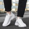 Knitted Mesh Running Shoes Breathable Men's Casual Sneakers Lightweight Outdoor Jogging Walking Trainers Anti-slip Sole
