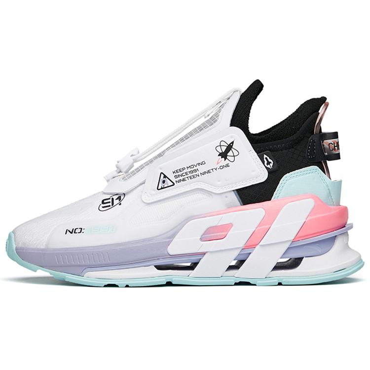 

New Anta AT91 Catapult Force Technology Anti-Slip Wear-Resistant Low-Top Running Shoes Women s White Black 122148851-3 37.5