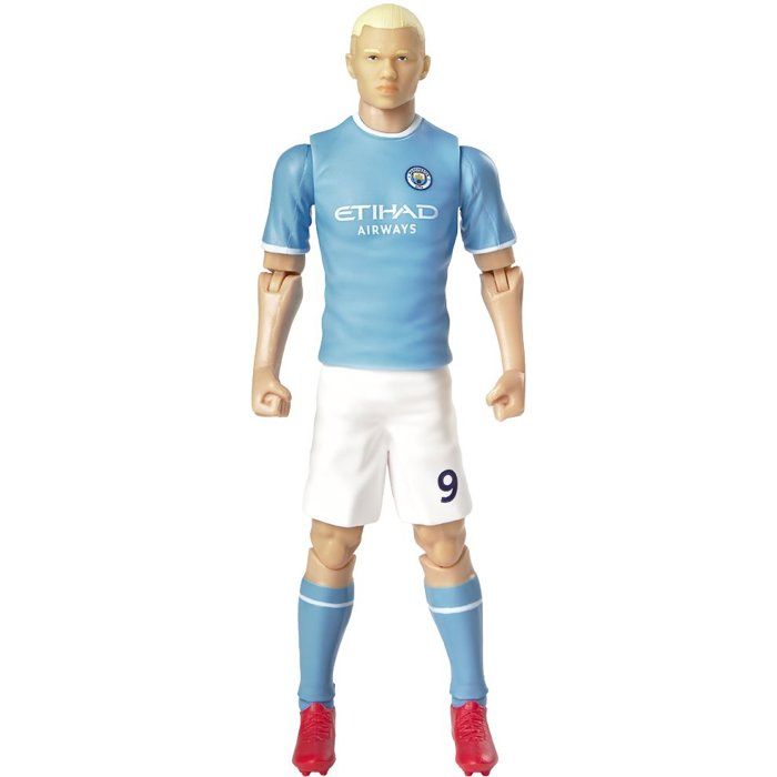 Figurine articulée - Erling Haaland - Numéro 9 - - Manchester City - MEGABLEU - 20 cm