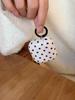 Korean Style Black White Polka Dot Airpods Pro 3 Case for Airpods 3rd Gen Protective Cover with Cute Heart Charm Anti Slip for Airpods 4th Gen
