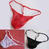 Menn Menn Shorts Bikini Se Through Undertøy Erotisk undertøy Sexy G-streng Strings Hot T-back Jocks