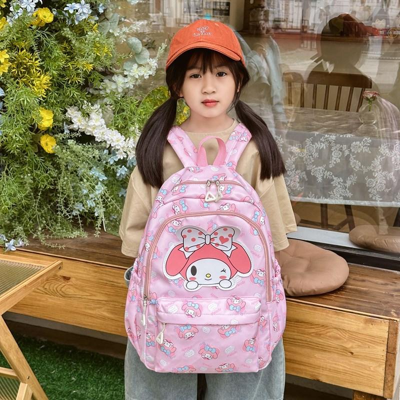 Kindergarten Cartoon Cute Student Schoolbag Foreign Style Printing Boys And Girls Backpack Spring And Summer Children'S Bag