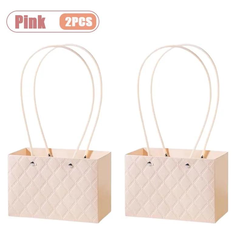 1-10PCS Reusable Waterproof Flower Gift Tote Bag Portable Floral Packaging Bag for Wedding Birthday Party Bouquet ArrangementUse