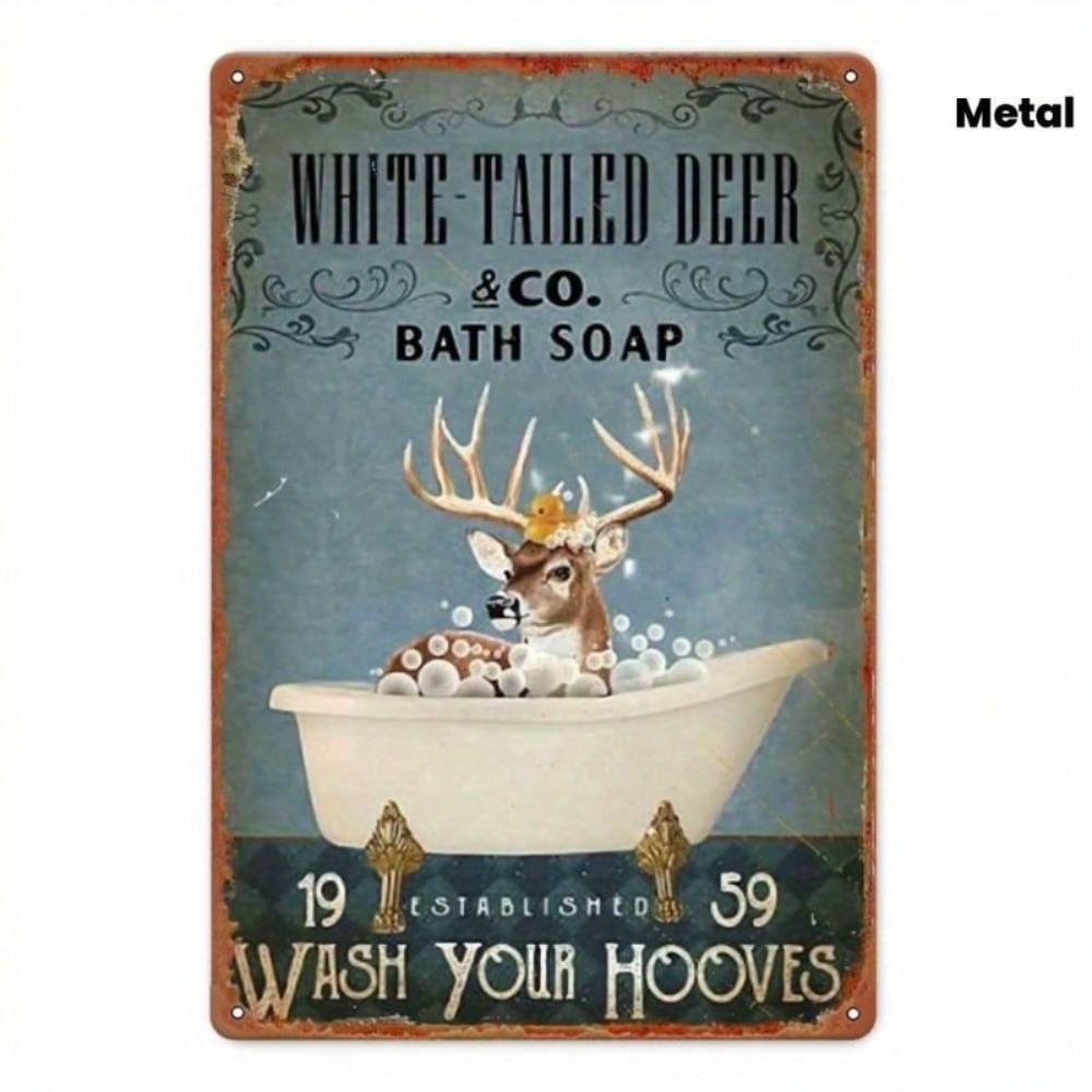 Retro Metal Tin Sign Poster Wall Art Decor