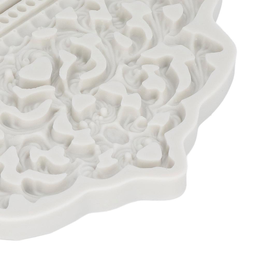 Food Grade Silicone Fondant Mold 3D Relief Pattern Chocolate Mold Crown Silicone Mold  Craft Making