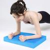 TPE Balance Training Foam Pad Flat Support Soft Cushion High Rebound Exercise Fitness Yoga Mat Azure Blue