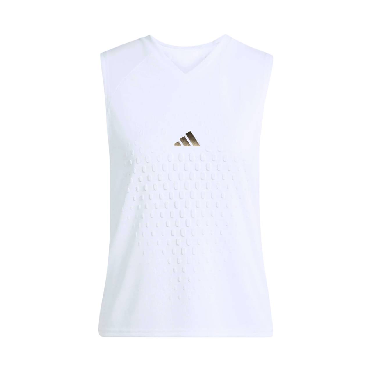 Adidas Tennis 3D Pro Sports Textured Knit V-Neck Sleeveless Top Women tops KY1370 S
