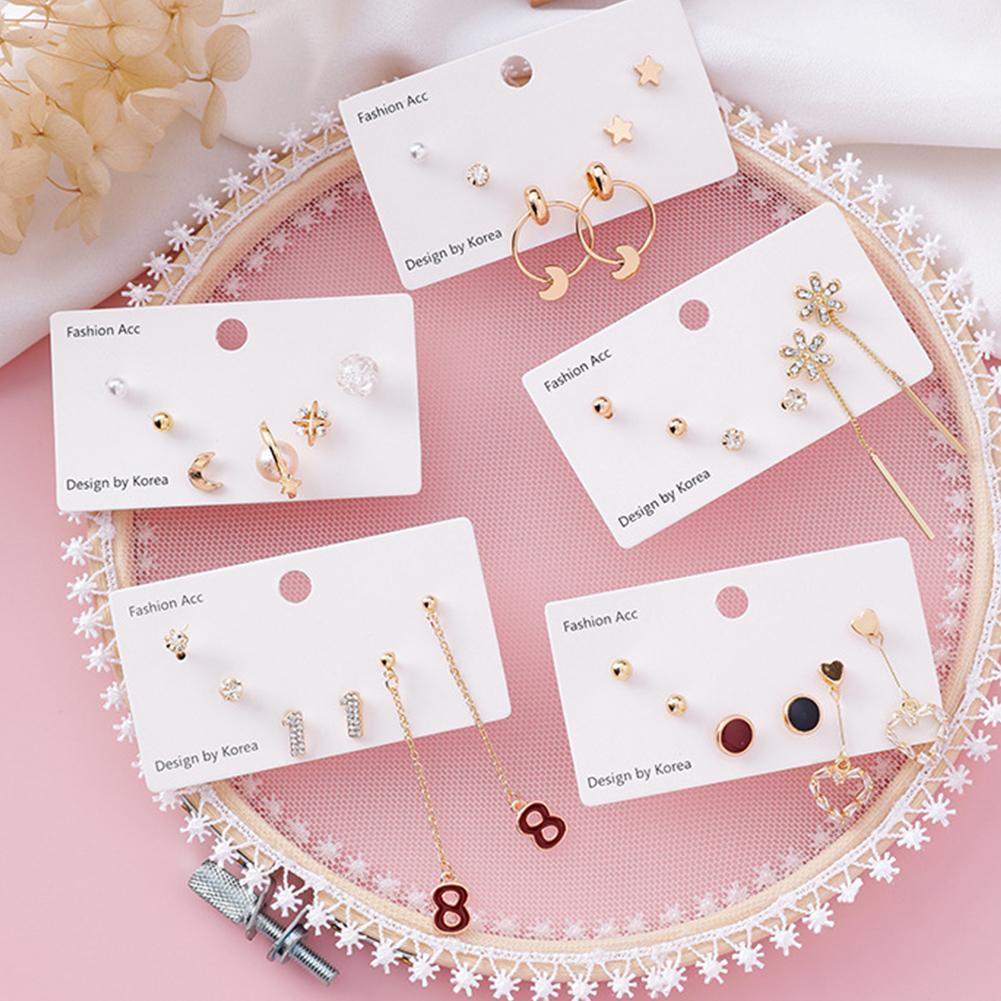 Women Fashion All Match Geometric Temperament Earrings
