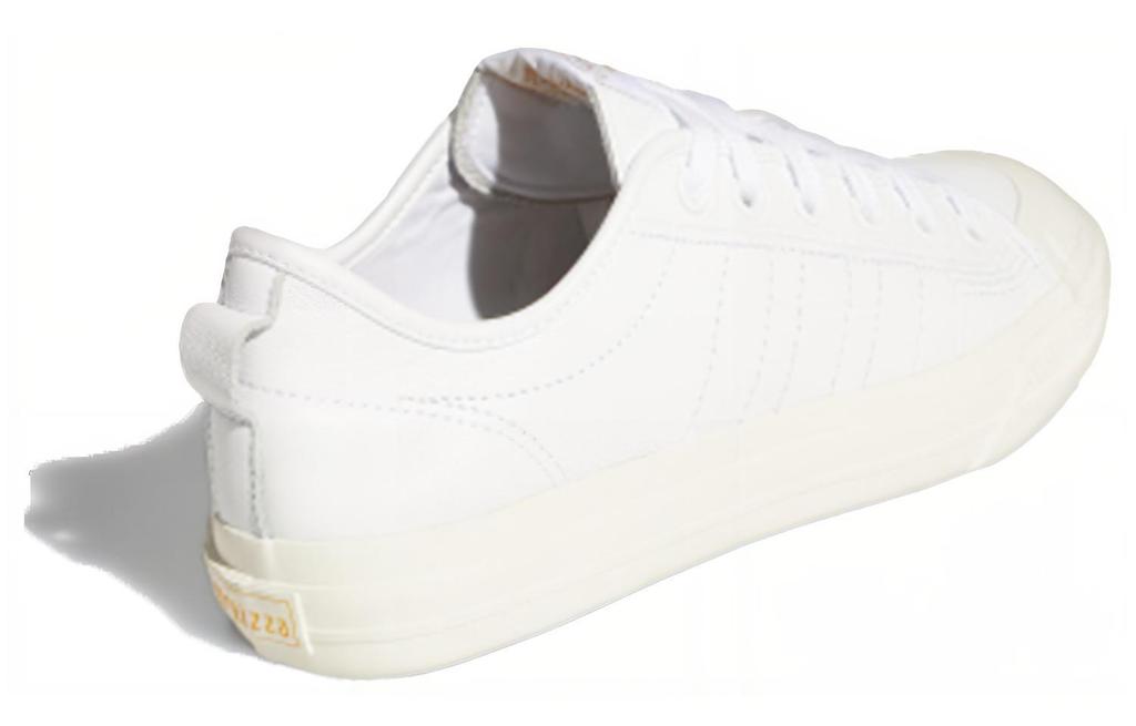 Men's Sneakers Adidas Originals NIZZA Synthetic Leather Breathable Low top Skateboard Shoes Unisex Ecru