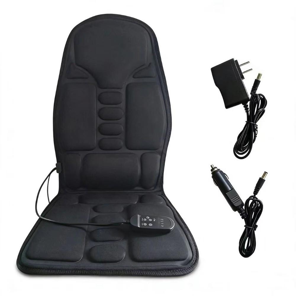 Cervical Support Electric Heating Massage Cushion Infrared Shiatsu Massage Mattress Full Body Vibrating Massage Chair Pad Car