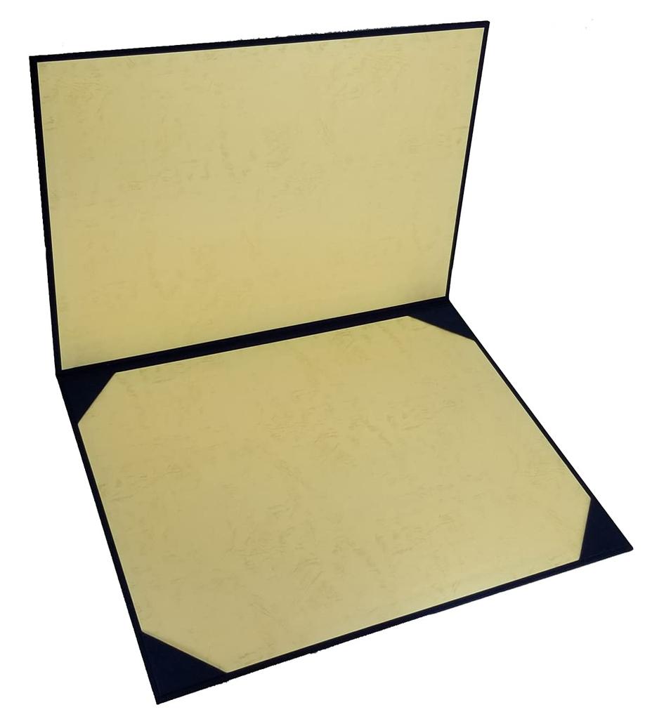 Mino Shokai Certificate Navy for Certificates and File, Cloth, Blue, B4, Awards, 9332-01